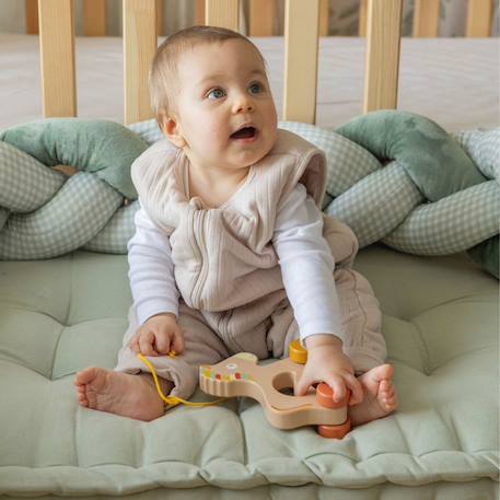 Turbulette à pieds bébé #a0b5a5+#e0cda9 7 - vertbaudet enfant 