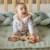 Turbulette à pieds bébé #a0b5a5+#e0cda9 7 - vertbaudet enfant 