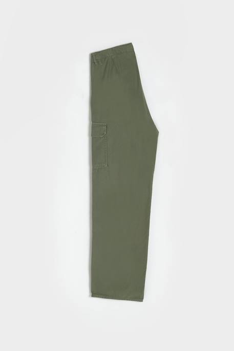Jeans cargo, longueur 34 Khaki 2 - vertbaudet enfant 