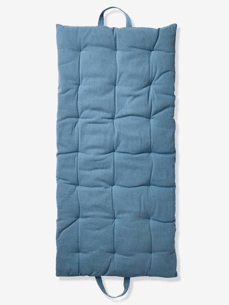 Matelas de sol en coton bleu jean 2 - vertbaudet enfant 