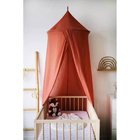 Ciel de lit pour bébé #9e724c+#b27068+#e0cda9+Azul 5 - vertbaudet enfant 