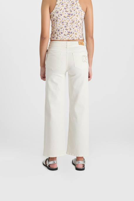 Pantalon flare en jeans alexgi White 4 - vertbaudet enfant 