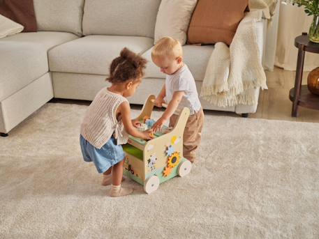 Chariot en bois pour pousser et jouer farmer’s funday Farmers funday 4 - vertbaudet enfant 