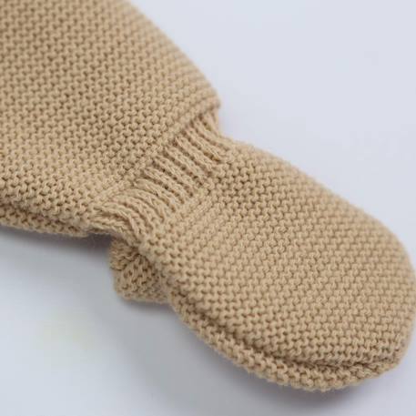 Pantalon bébé maille #caab8a+#e0cda9 2 - vertbaudet enfant 