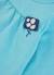 Sweat-shirt bébé fille en molleton imprimé fleurs Bleu 3 - vertbaudet enfant 