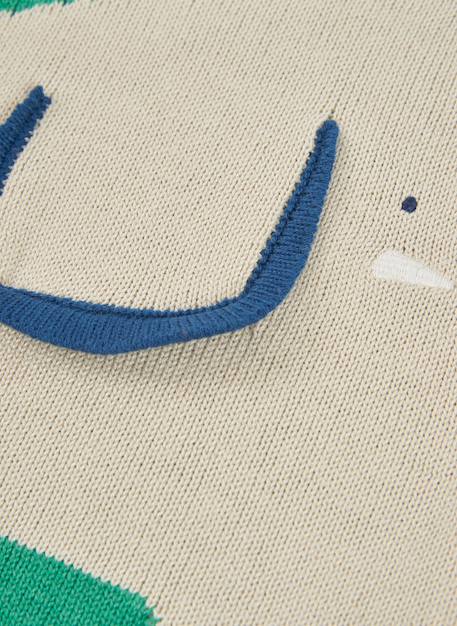 Pull bébé garçon imprimé éléphant Vert 4 - vertbaudet enfant 