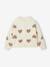 Gilet boutonné fille manches longues écru 3 - vertbaudet enfant 
