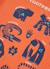 T-shirt garçon maille imprimé animaux Orange 4 - vertbaudet enfant 