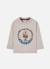 T-shirt garçon maille imprimé aventure Beige 2 - vertbaudet enfant 