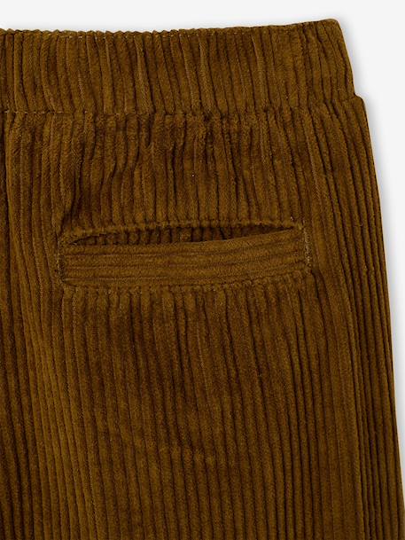 Pantalon large garçon cappuccino+lichen 16 - vertbaudet enfant 