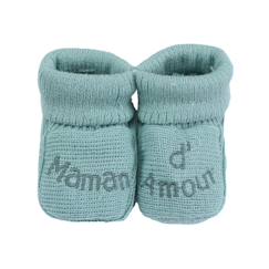 Chaussures-Chaussures bébé 17-26-Chaussons naissance - message maman d'amour