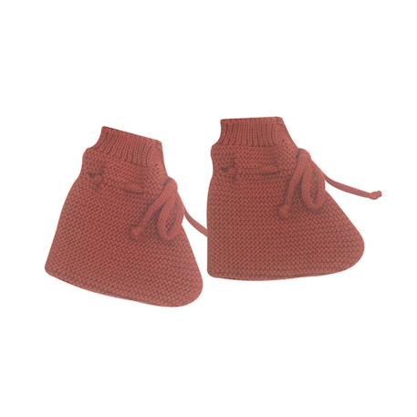 Trousseau naissance bébé en maille #a0b5a5+#b27068+#edbe00+#ffffff 6 - vertbaudet enfant 