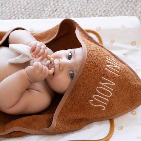 Cape de bain #9e724c+#b27068+#e0cda9 2 - vertbaudet enfant 