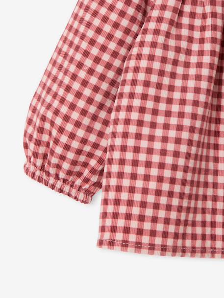 Blouse bébé imprimée en velours rose+vanille 4 - vertbaudet enfant 