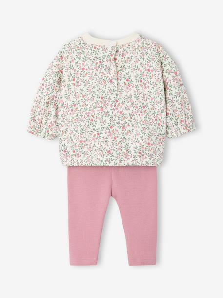 Ensemble bébé fille sweat et pantalon écru 4 - vertbaudet enfant 