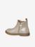 Boots enfant en cuir zippées jaune d'or 3 - vertbaudet enfant 