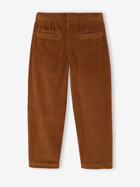 Pantalon large garçon cappuccino+lichen 3 - vertbaudet enfant 