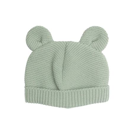Bébé-Accessoires-Chapeau-Bonnet en maille avec des petites oreilles