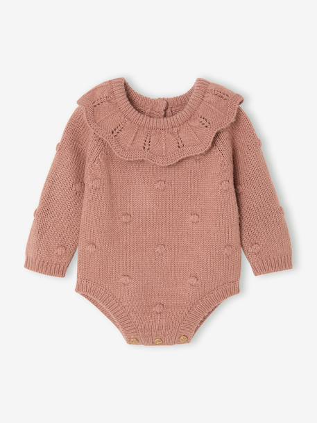 Ensemble barboteuse et collants naissance blush 2 - vertbaudet enfant 