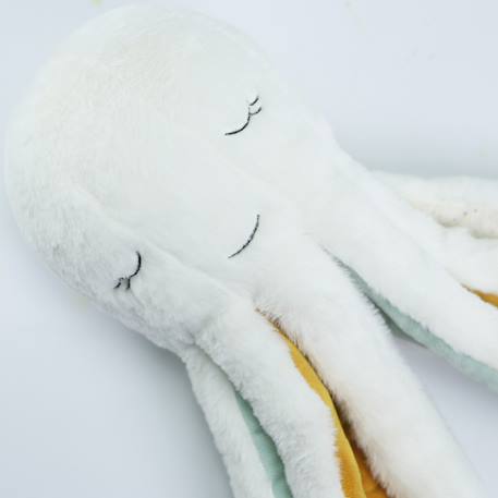 Peluche poulpie la pieuvre #cce8d2+#ece7d8+#edbe00+#ffffff 16 - vertbaudet enfant 