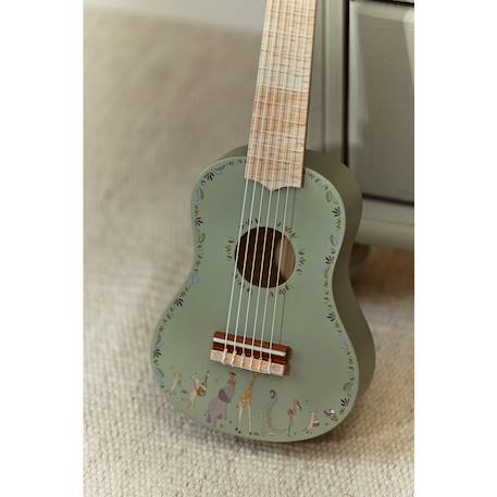 Guitare en bois safari friends Vert,bois 6 - vertbaudet enfant 