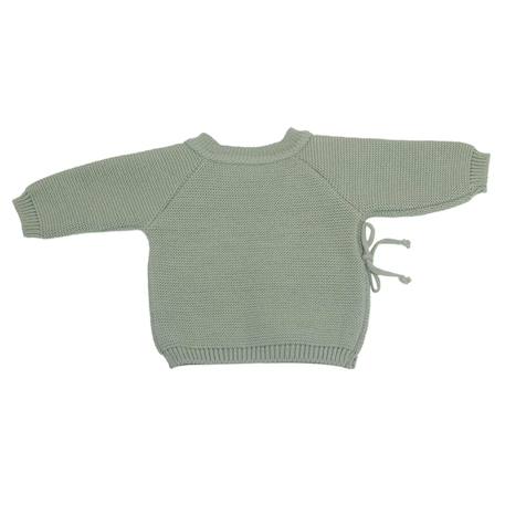 Brassière bébé en maille #a0b5a5+#b27068+#d6bab2+#ffffff 3 - vertbaudet enfant 