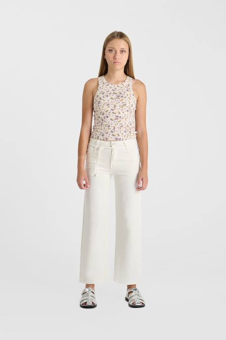 Pantalon flare en jeans alexgi White 2 - vertbaudet enfant 