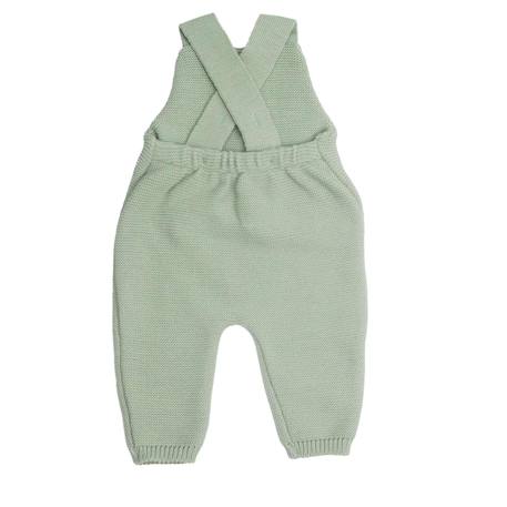 Salopette en maille #a0b5a5+#caab8a+#d6bab2+#e0cda9 2 - vertbaudet enfant 