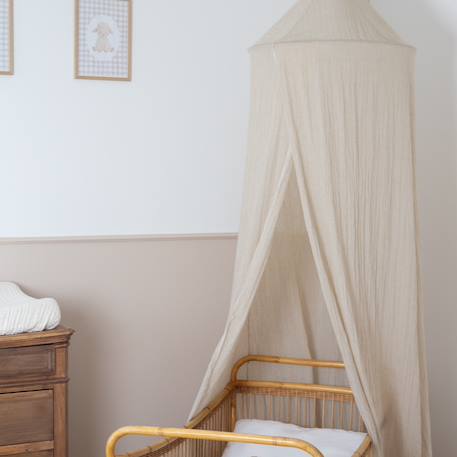 Ciel de lit pour bébé #9e724c+#b27068+#e0cda9+Azul 7 - vertbaudet enfant 