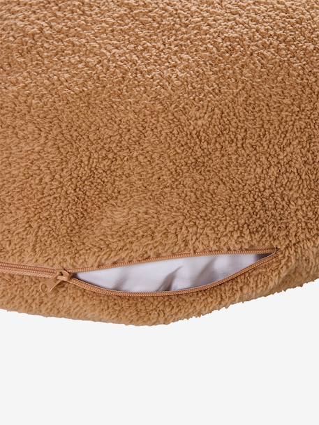 Coussin de sol ourson sherpa beige 6 - vertbaudet enfant 