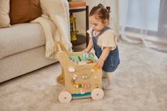 Jouet-Chariot en bois pour pousser et jouer farmer’s funday
