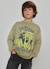 T-shirt garçon maille imprimé élan Vert 1 - vertbaudet enfant 