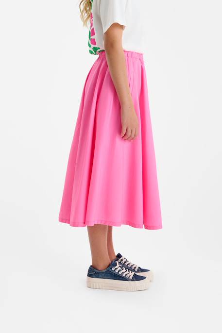 Jupe evasée, patineuse olenagi Pink fluo 3 - vertbaudet enfant 