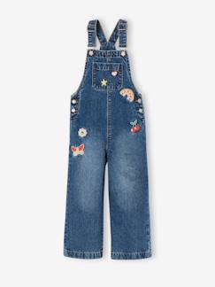 -Salopette fille large en denim 