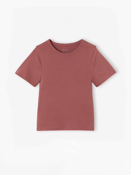 Lot de 2 T-shirts courts fille encre+vieux rose 7 - vertbaudet enfant 