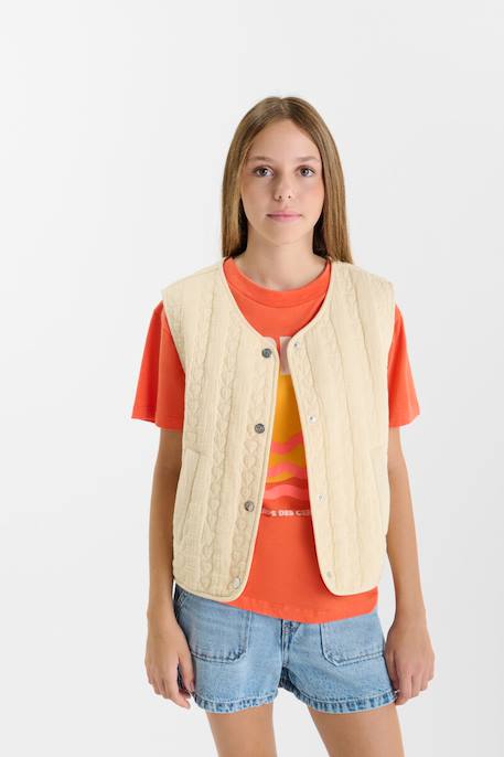 Veste sans manches gudragi Vanilla 1 - vertbaudet enfant 