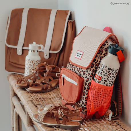 Cartable a4 primaire 38 cm Beige, marron+Marron, beige+Rouge, rose 8 - vertbaudet enfant 
