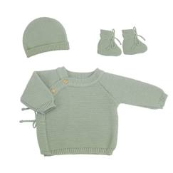 -Trousseau naissance bébé en maille