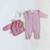 Brassière bébé en maille #a0b5a5+#b27068+#d6bab2+#ffffff 10 - vertbaudet enfant 