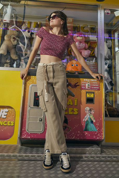 Fille-Pantalon droite sienagi