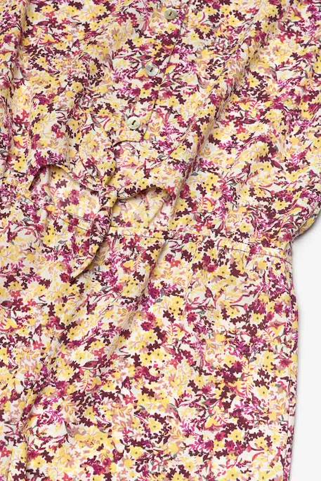 Combinaison short yogagi Yellow flowers 2 - vertbaudet enfant 