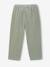 Pantalon fille velours forme loose Léopard+vert de gris+vieux rose 8 - vertbaudet enfant 