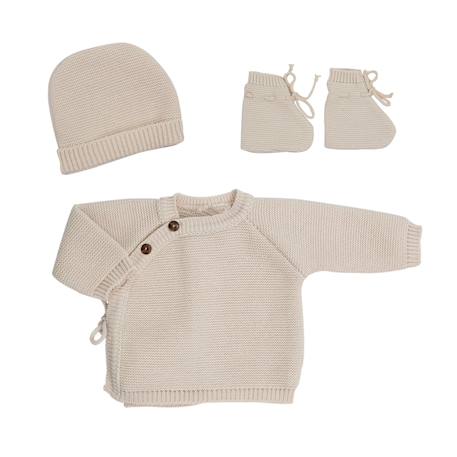 Ensemble 3 pièces pour bébé #caab8a+#e0cda9 6 - vertbaudet enfant 
