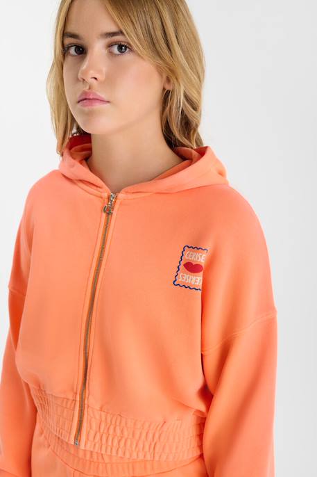 Sweat-shirt agnagi Orange fluo 6 - vertbaudet enfant 