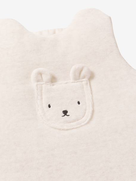 Gigoteuse velours manches amovibles` beige chiné 8 - vertbaudet enfant 