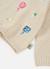 Pull bébé fille brodé d'arbres Beige 4 - vertbaudet enfant 
