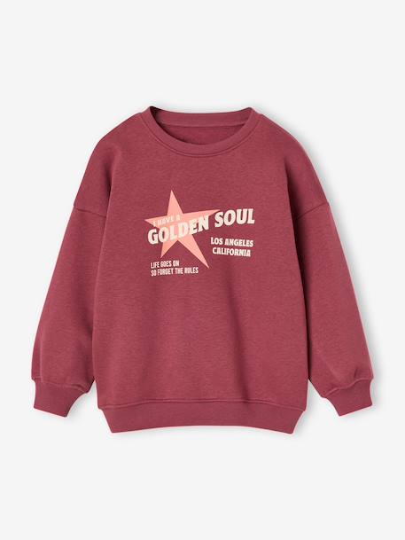 Ensemble sweat et legging fille violine 2 - vertbaudet enfant 