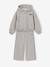 Ensemble jogging fille sweat zippé gris chiné 2 - vertbaudet enfant 