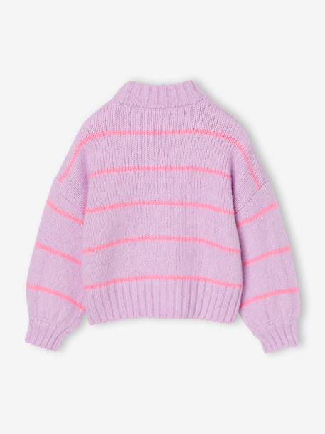 Pull loose fille violet 5 - vertbaudet enfant 