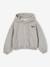Ensemble jogging fille sweat zippé gris chiné 3 - vertbaudet enfant 